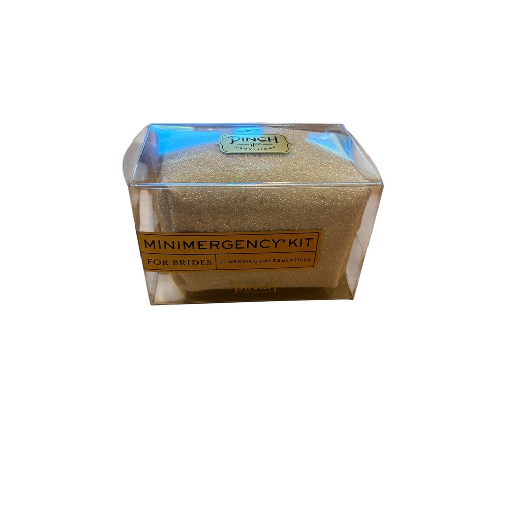 Pinch Provisions Minimergency Kit For Brides Gold Glitter 21 Piece New